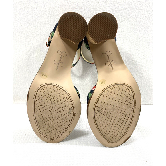 Jessica Simpson Heels Womens Size 6 Cherries Strawberries Open Toe Ankle Strap - Picture 9 of 14